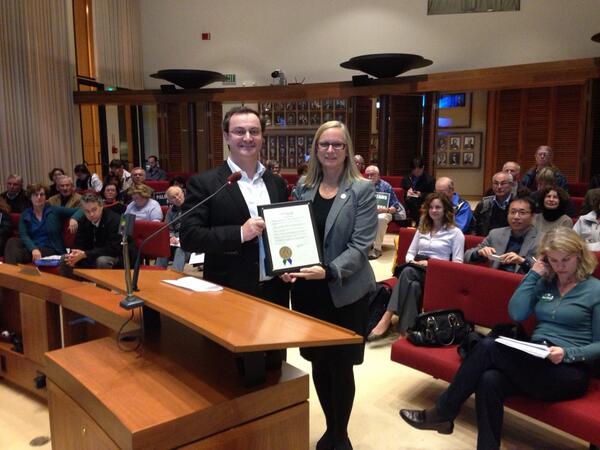accepting open data proclamation - reichental and mayor feb 3 2014