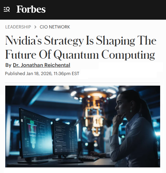 ARTICLE: Nvidia’s Strategy Is Shaping The Future Of Quantum Computing